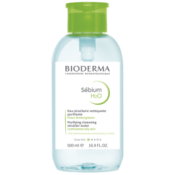 Bioderma - Sebium H2O - 500 ml með pumpu