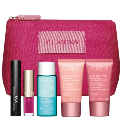 Clarins Bleiksnyrtitaska kaupauki