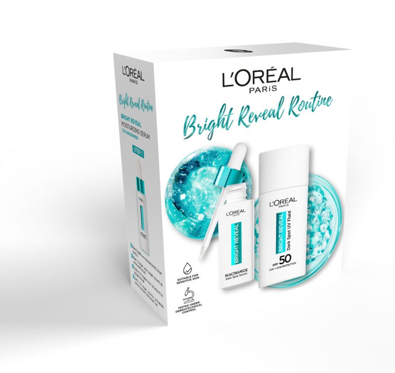 L'Oréal Paris Skincare Bright Reveal Routine Beautybox.is