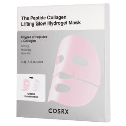 COSRX - Peptide Collagen Glow Hydrogel Mask 34gx3