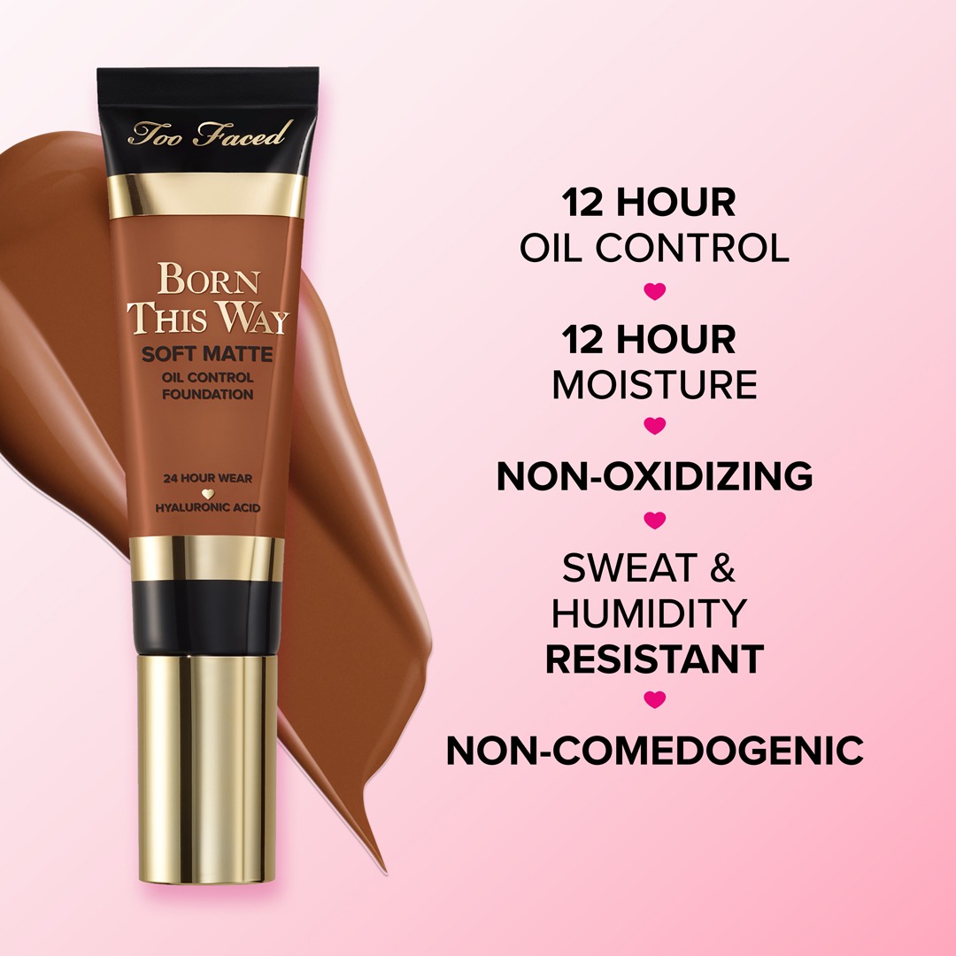 Too Faced - Born This Way Soft Matte Foundation (fleiri litir) - Image 2
