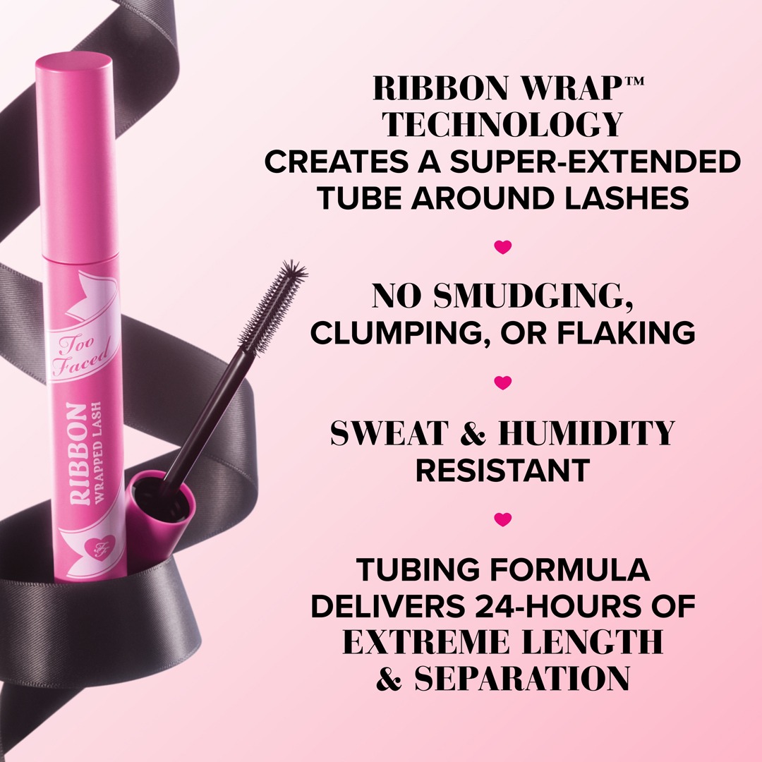 Too Faced - Ribbon Wrapped Lash Extreme Lengthening Mascara - Image 5