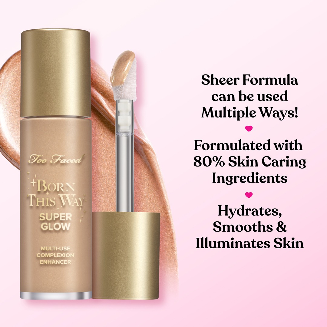 Too Faced - Born This Way Super Glow Multi-Use Highlighting Skin Enhancer 30ml (fleiri litir) - Image 2