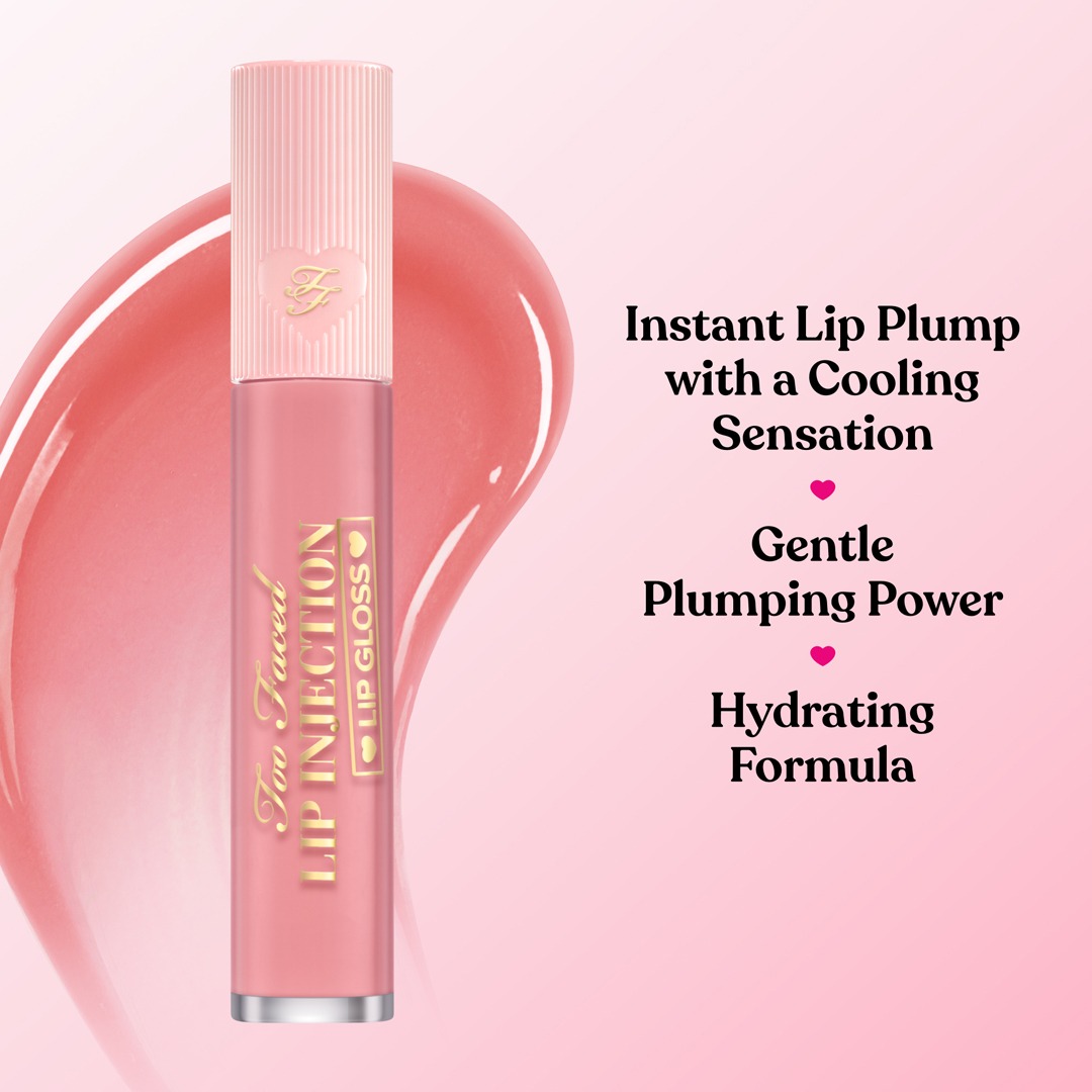 Too Faced - Lip Injection Lip Gloss Cooling Instant Lip Plumper (fleiri litir) - Image 3