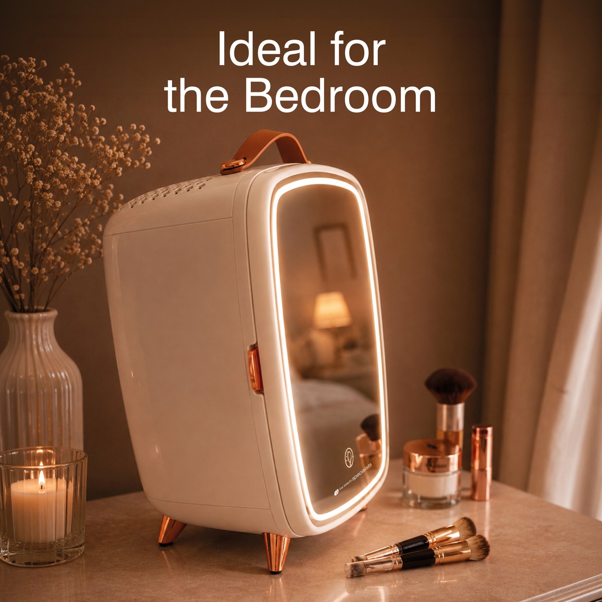 Rio Beauty - Beauty Skincare Fridge With Mirror - Image 8