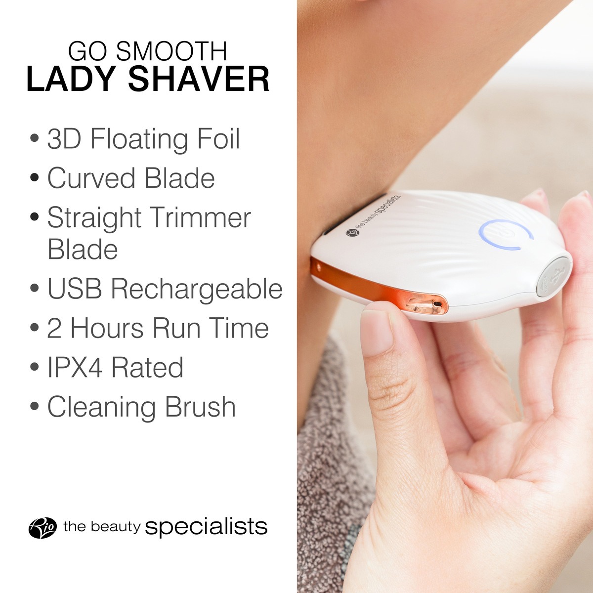 Rio Beauty - GO SMOOTH Lady Shaver - Image 4
