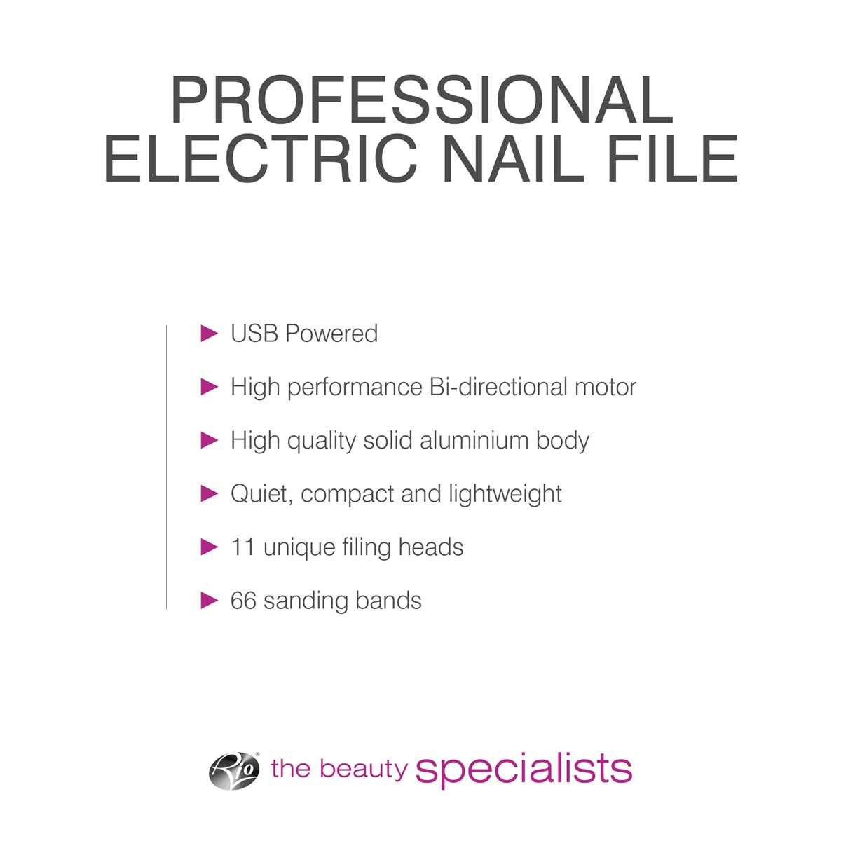 Rio Beauty - Professional Electric Nail File - Image 7