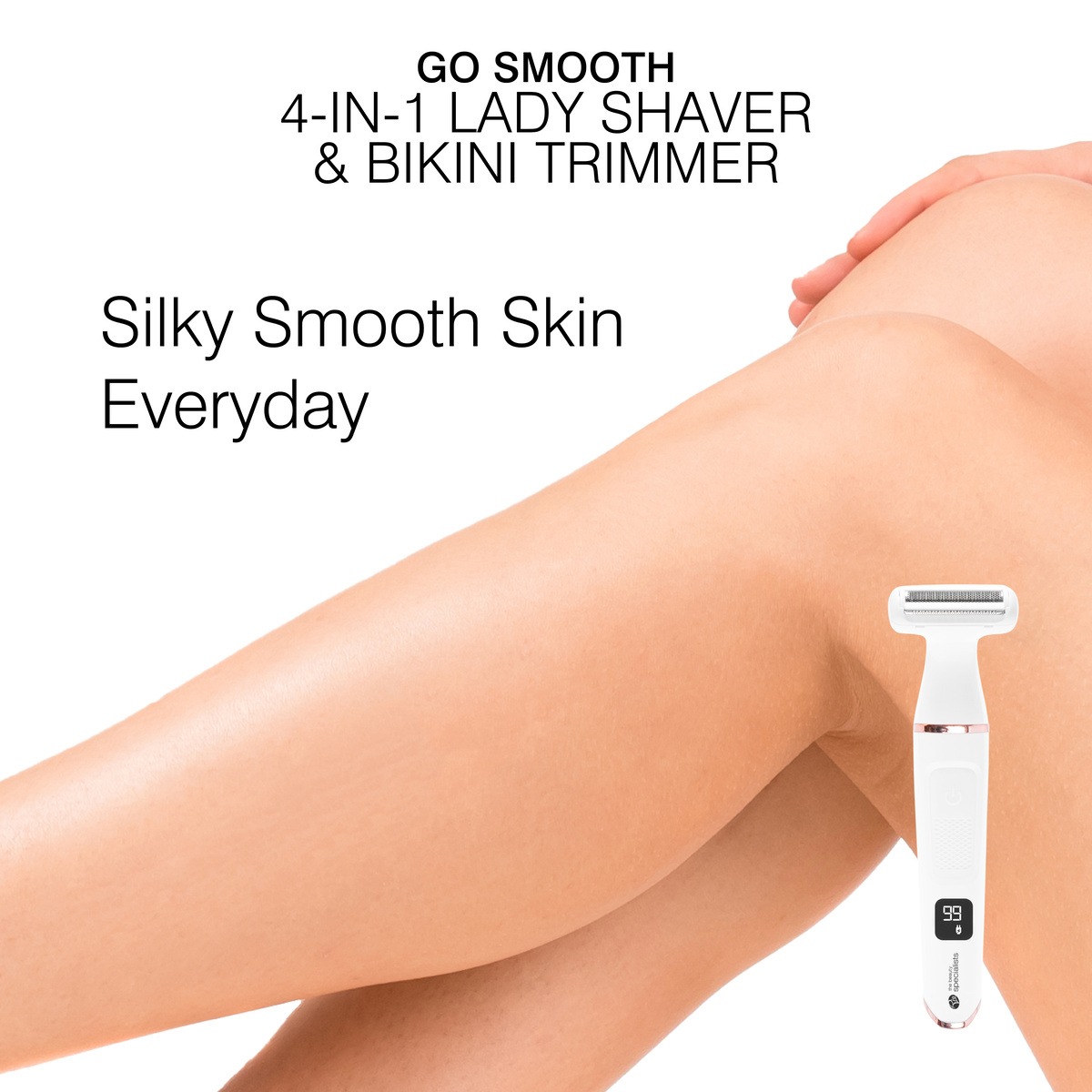 Rio Beauty - GO SMOOTH 4-IN-1 Lady Shaver & Bikini Trimmer - Image 4