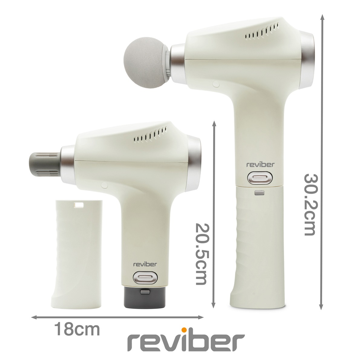 Reviber - Deep Tissue Percussion Massage Gun with Long Reach Handle - Image 2