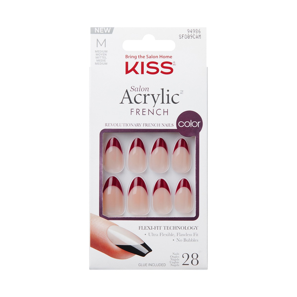 Kiss - Salon Acrylic French Color - Catchy - Image 1