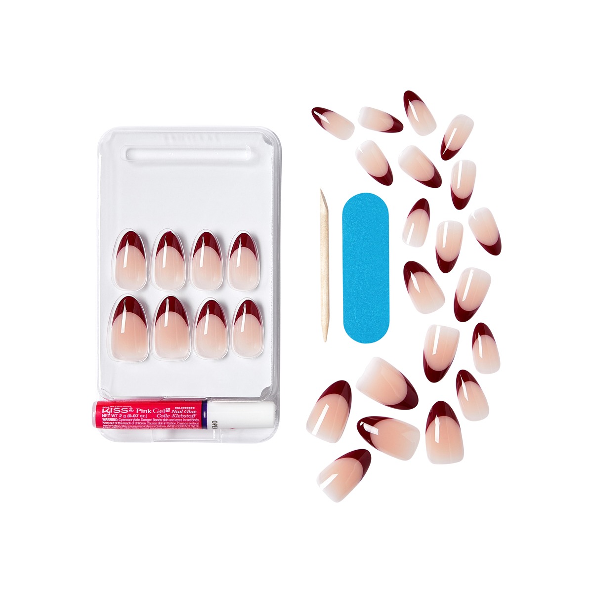 Kiss - Salon Acrylic French Color - Catchy - Image 2