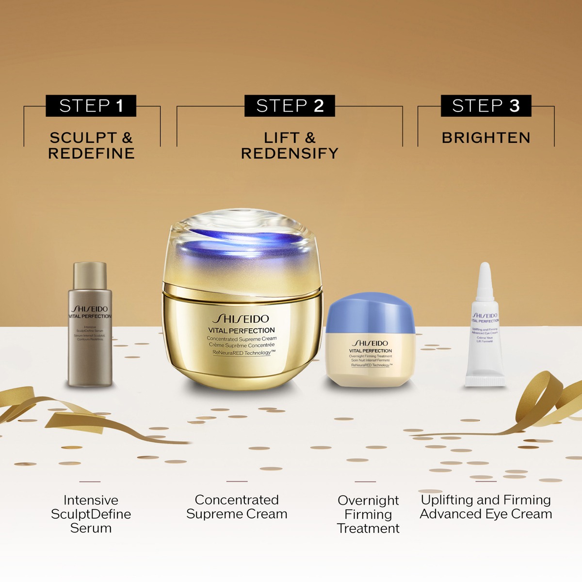 Shiseido - XMAS Vital Perfection Supreme Cream Holiday Set 26 - Image 3