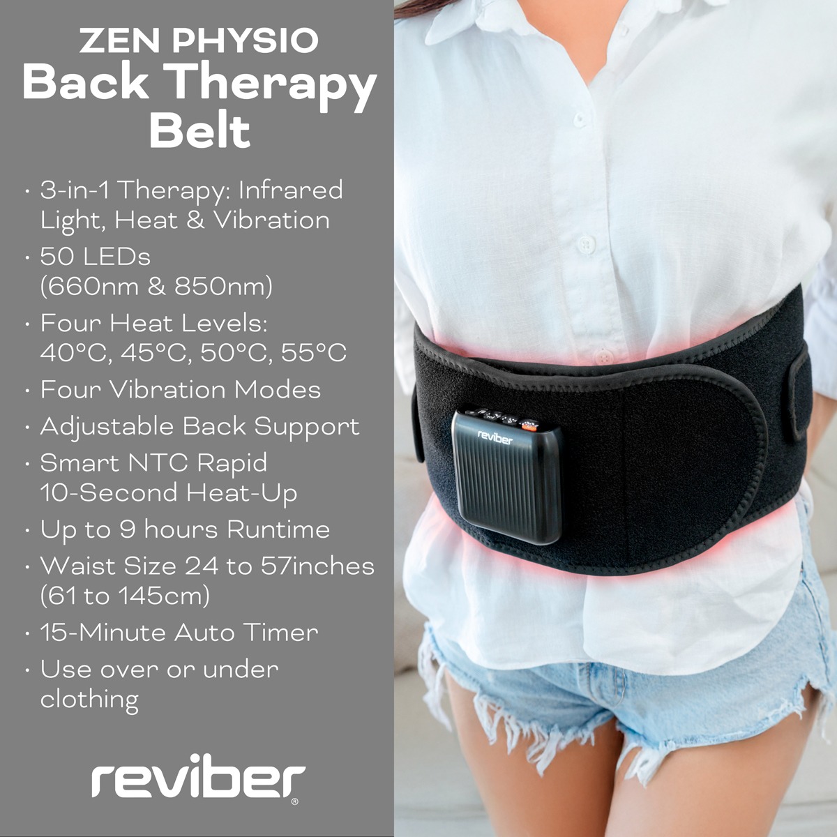 Reviber - Reviber Zen Physio Back Therapy Belt - Image 18