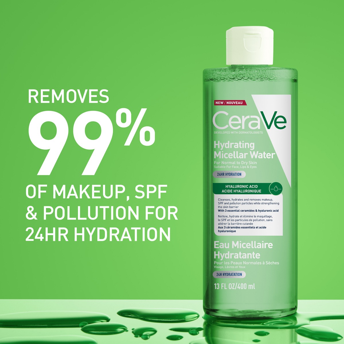 CeraVe - Hydrating Micellar Water 400ml - Image 4