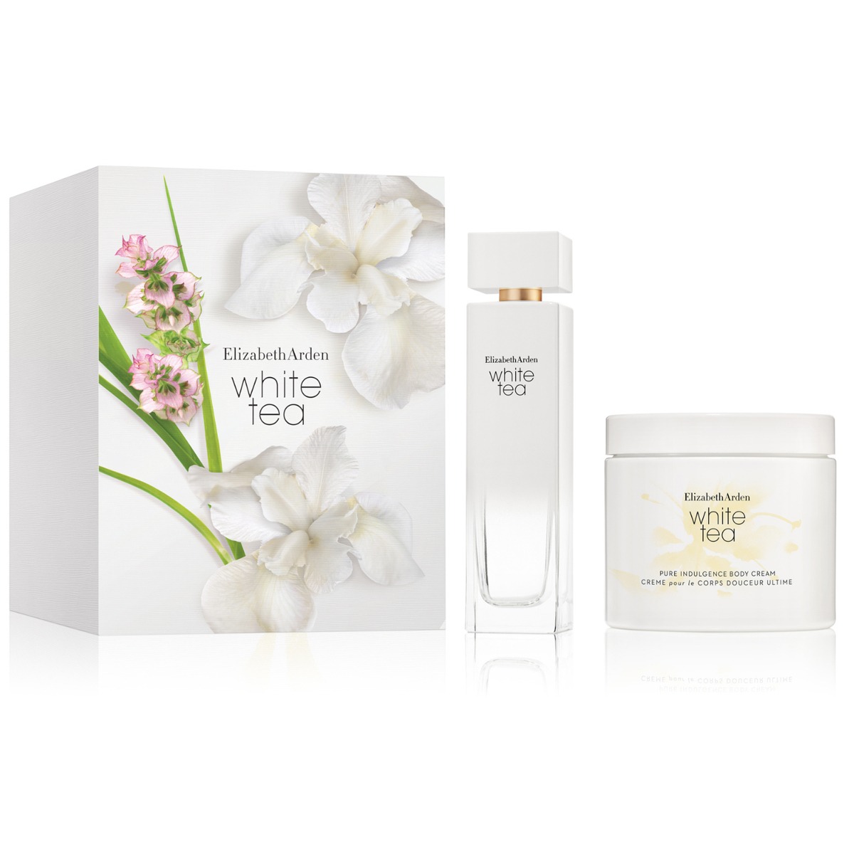 Elizabeth Arden - XMAS White Tea EDT 100ml + Body Cream 400ml - Image 1
