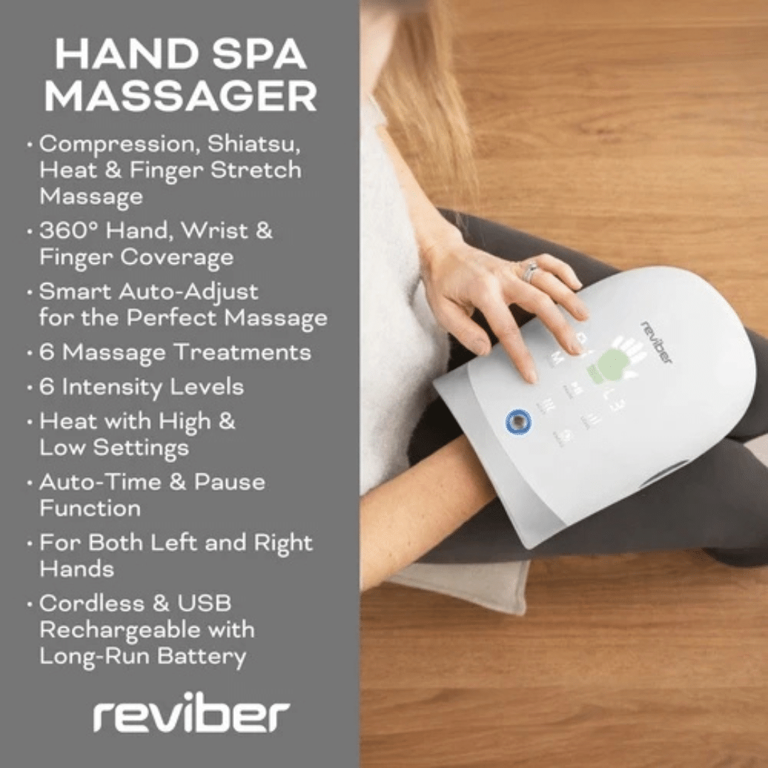 Reviber - Reviber Hand Spa Massager with Heat & Finger Stretch - Image 6