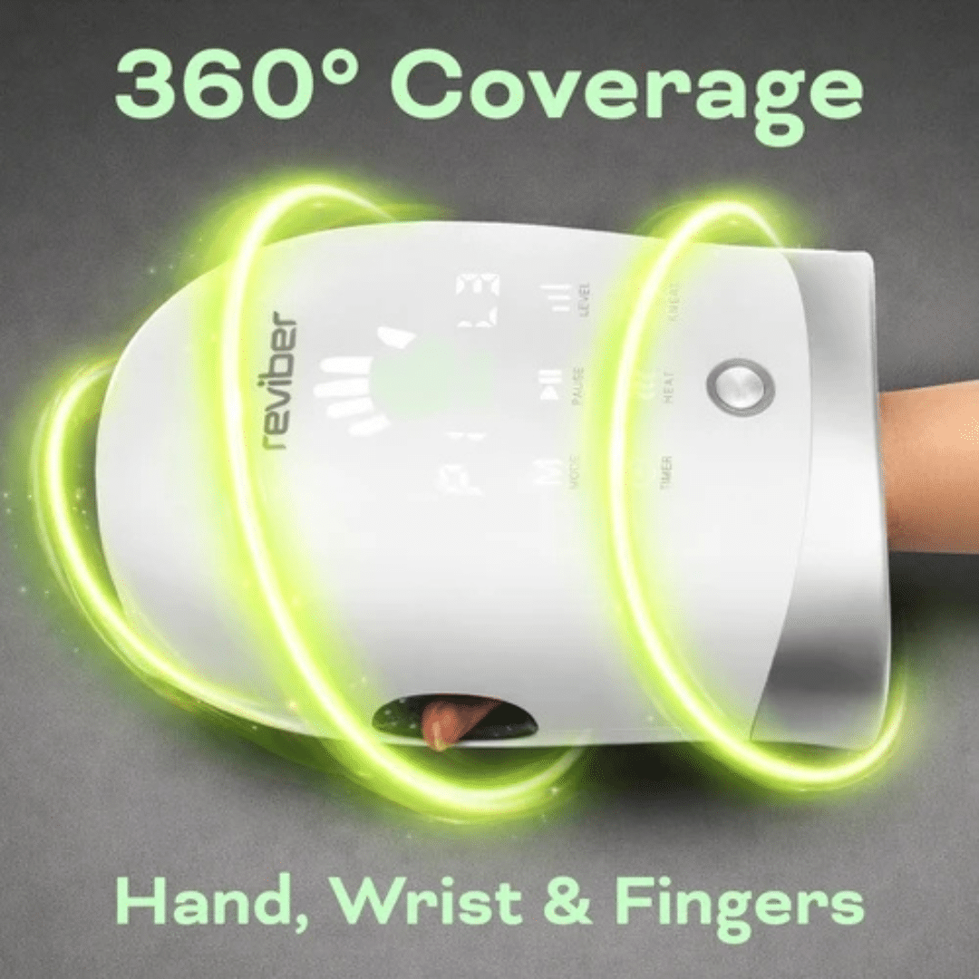 Reviber - Reviber Hand Spa Massager with Heat & Finger Stretch - Image 8